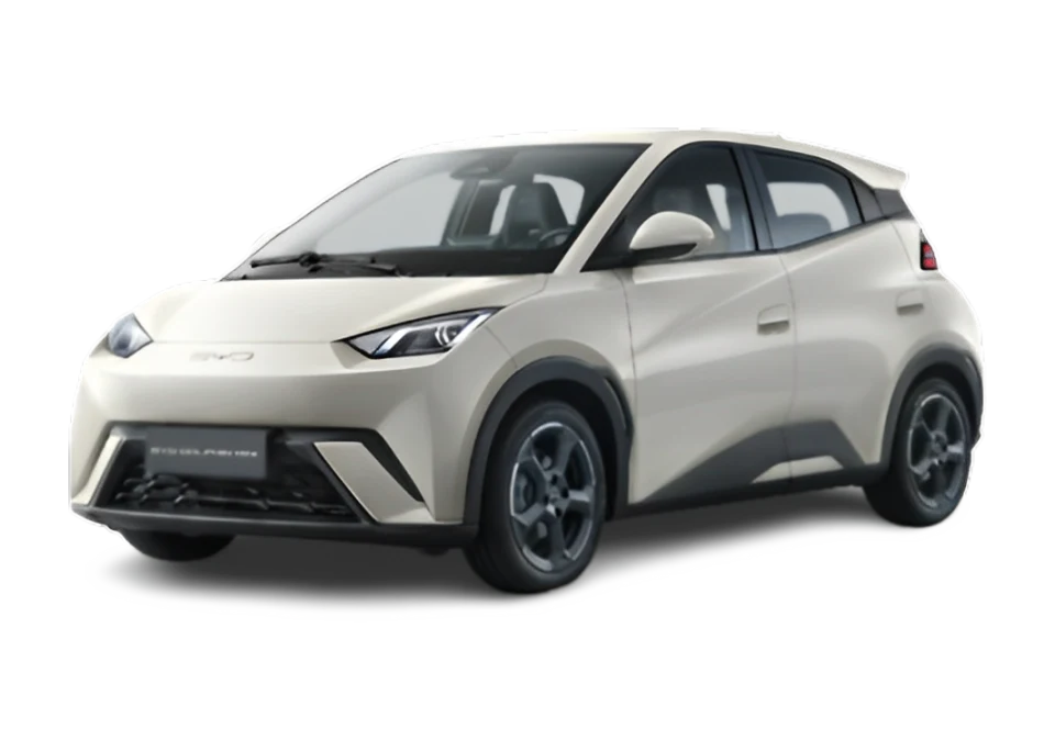 BYD Dolphin Mini branco disponível para aluguel na BM Locadora